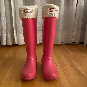 Hunter Original Tall Rain Boot Pink